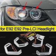325xi 330xi 330xd M4 Style Multi Color RGB LED Angel Eyes Kit Halo Rings For BMW E92 E93 Coupe Conve