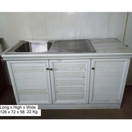 tempat cuci piring + lemari / meja cuci piring / tempat cuci piring