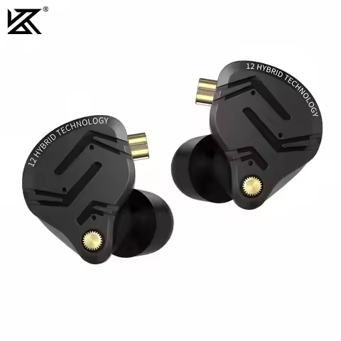 KZ ZS12 PRO X Hybrid Dynamic & Balanced Armature Technology IEM Earphone Upgrade HiFi Bass In Ear He