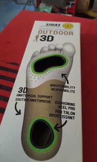 Sidas outdoor 3D insoles  , size L   , for UK  8~9