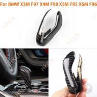 Dry Carbon Fiber Car Accessories Gear Shift Knob Interior Modification For BMW X3M F97 X4M F98 X5M F