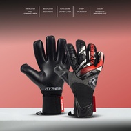 AYRES NEROS EVOLUTION Red Black Negative Cut – Sarung tangan Kiper Gloves kiper grip premium MWG Con