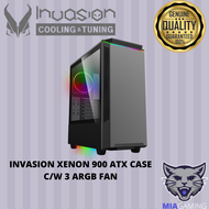 Invasion XENON-900 E-ATX Tower Gaming Casing With 4x ARGB Fan, Hub & Remote Control (Support Upto E-