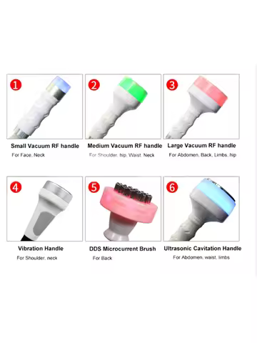 5D 80k Cavitation + RF+Vacuum Body Slimming Fat Burner Health Machine 6 in 1 Ultrasound Massager Wei