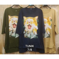 KATUN Elizabethgrosir1 Oversize Tunic 7 Sleeves/8 Size 3XL Wholesale 55 T-shirts combed cotton 30s c