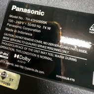 NEW 1 SET Panasonic 43"TV LED BACKLIGHT TH-43HX655K TH43HX655 TH-43HX655 TH43HX655K