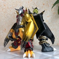 Digimon Black Dark WarGreymon 20cm PVC Statue figure Agumon wargreymon Taichi Yagami
