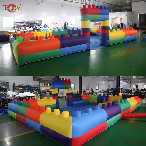 6x4x2mH Colorful 2 in 1 Inflatable Air Juggler Pool Floating Ball Pool Game Toys for Sale