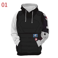 Cyberpunk 2077 Hoodie Fashion Sweater 3D Print Jacket unisex Outerwear
