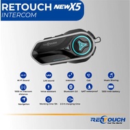 INTERCOM X5 NEW RETOUCH SINGLE | INTERCOM BLUETOOTH HELMET