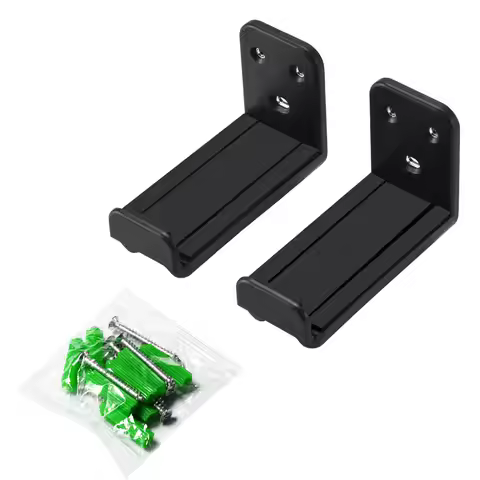 Soundbar Speaker Wall Holder SoundBar Under TV Mount Drywall Bracket for Samsung Vizio LG Bose, Adju