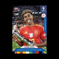 Lamine Yamal - UEFA EURO 2024™ Young Player of the Tournament - EURO 2024 TOPPS NOW® Card 62