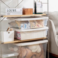 日本天馬 雙把手掀蓋收納整理箱(S)-29L-3入