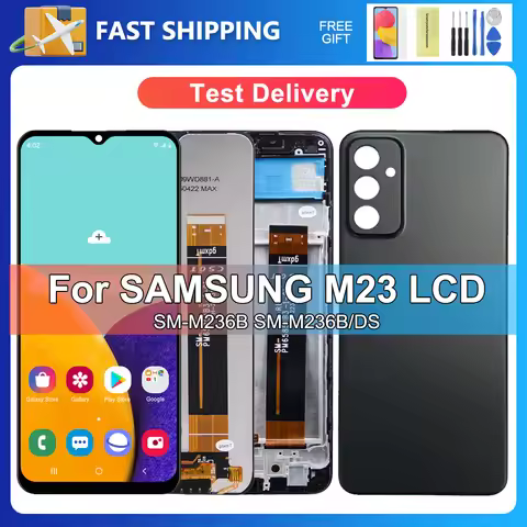 For Samsung M23 6.6''OEM SM-M236B SM-M236B/DS SM-M236L LCD Display Touch Screen Digitizer Assembly R