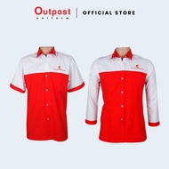 [Clearance] Outpost F1 Shirt/Baju Korporat Pegawai Bulan Sabit Merah Malaysia (BSMM) - Old Design