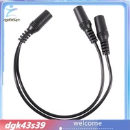 [Pretty] 28cm 3.5mm Female to Dual Jack Female Y Splitter Stereo Audio Cable Black