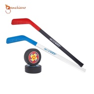 gamchiano Children's Hockey Stick Toy Printed Text Hockey Stick Toy Puck Piece 72 Cm Easy Handling