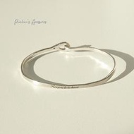 Pandora's 金工飾品設計╭。歐斐墨"刻字"短語 925全純銀手環 ☞正韓空運預購追加款☜