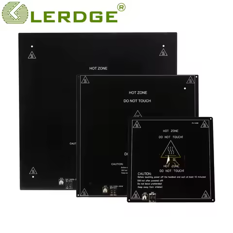 LERDGE 3D Printer Parts 3mm Aluminum Substrate Hotbed MK2A Heated Hot bed Plate Heating Platform Acc