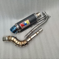 BIG cork Nlk OPEN EKZOS muffler pipe BLACK 28MM SRL115 SYM110 EX5 LAGENDA WAVE 100 110 125 ez115 KRI