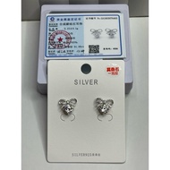 Mossantite Diamond 925 Silver Stud Earrings 1ct + Certificate