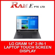 LG gram 14 Inch 2-in-1 Laptop Touch Screen Display i7 Processor (Black)