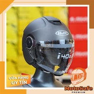 HJC I40N 3/4 Helmet with 2 Matte Gray Glasses, compact street wear - Wide vision, ECE 22.06
