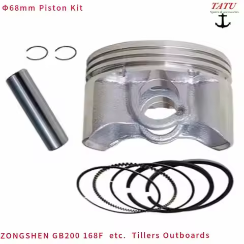 GB200 PISTON KIT 68MM 70mm 72MM FOR ZONGSHEN ZONGSEN GB210 RATO R210 GB225 7.5HP 9.5HP 224CC TILLER 