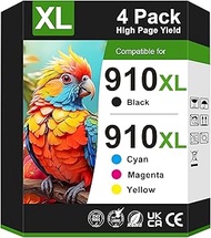910XL Ink Cartridges for HP Printers Replacement for HP 910XL Ink Cartridges Combo Pack for HP 910 I
