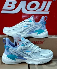 BAOJI รองเท้าผ้าใบผู้หญิงบาโอจิ รุ่น BJW 1002 สีครีม/ม่วง ใส่ทำงานได้