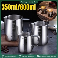 350ml/600ml Stainless Steel Milk Frother Cup Milk Frother Steamer Cup Frother Jug