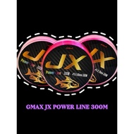 Gmax JX Power Line 300 Meters (40/50/60 Pounds) Tough Scratch Resistant Tali Pancing Braided Line