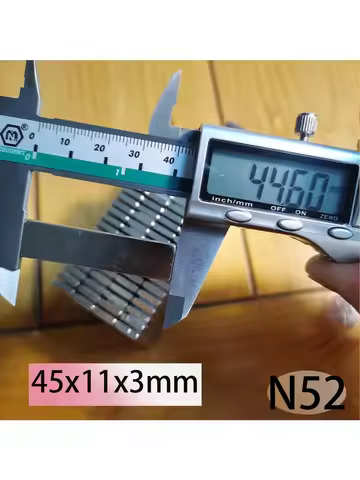 N52 40X10X2 40x10x3 40x10x4 40x10x5 Magnet Rectangle Square 3D Printer NdFeB Block Motor Generator E