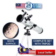 875X Professional Telescope Astronomy 70076 Free Tripod Finder Pro Teleskop Astronomi Sains Science 
