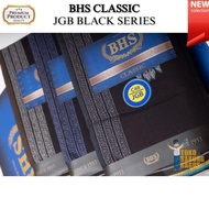 Sarung BHS Classic Gold Jacquard Motif JGB Warna Hitam Black Series