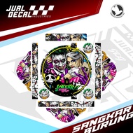 Stiker Sangkar Lovebird JOKER QUEEN | Stiker Tebok Lovebird Pvc