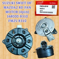 SUZUKI SWIFT MAZDA2 RADIATOR FAN MOTOR 4PIN NO WIRE ( 168000-8310 / FM25-8310 ) AGI