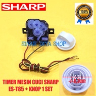 TIMER MESIN CUCI SHARP ES-T85 | TIMER 3 KABEL + KNOP