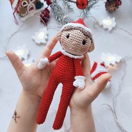 Christmas Elf doll 聖誕精靈娃娃 Buddy Elf Amigurumi Elf