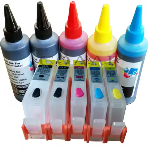 COAAP Refillable Ink Cartridge HP 364 364XL For HP Photosmart C5380 C5390 D5460 D5470 5524 7520 7510