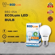 ECOLUM LED BULB 5 W 5 WATT 5W