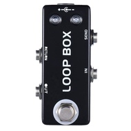 Mini Guitar Effect Pedal Loop Box Switcher Channel Selection True Bypass