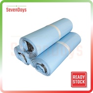 [100 Pcs] Blue Courier Bag Flyers Mailer Packaging Shipping Parcel Plastic Poslaju J&T DHL Ninja Van