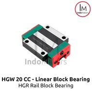 HGW20CC HGW 20 CC/ HGR 20 Linear Motion Ball Bearing CNC Slider