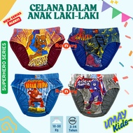 UMAY KIDS BOYS' UNDERWEAR COTTON MIX 12 & 6 PCS | BOYS BRIEF SUPERHERO SERIES | KIDS BOY BOY UNDERWE
