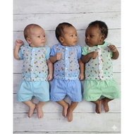 3 Set newborn Baby eyelet  3 Set Baju Bayi 0–3 Bulan-  JK Kids Mykids Anakku Fiffy