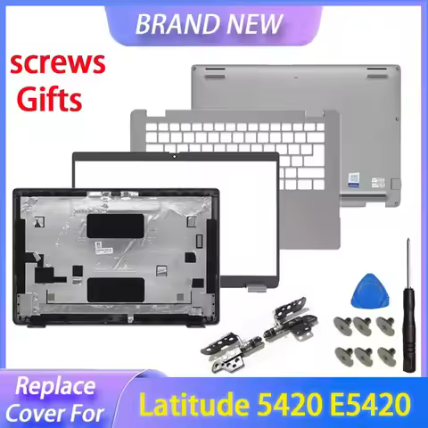 Repalce Cover For Latitude 5420 E5420 Laptop LCD Back Cover Front Bezel Hinges Palmest Upper Top Low