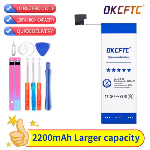 2200mAh Battery For APPLE iPhone SE 2016 iPhoneSE 5SE High Capacity Li-polymer Batteries For Apple i