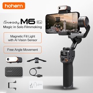 Hohem Isteady M6 3-Axis Gimbal Stabilizer Foldable Selfie Stick With APP Control&Magnetic Fill Light