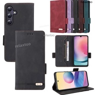 S25FE 2025 Matte Flip Leather Casing For Samsung Galaxy S25 FE Edge S25FE S25Edge SamsungS25FE 5G Fa